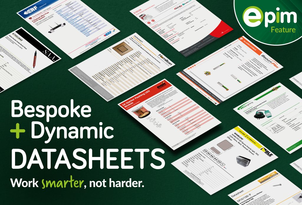 Bespoke branded datasheets